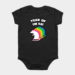 Chinese Zodiac Year of the Rat 2020 Baby Bodysuit